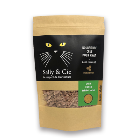 Croquettes BARF Sallys - Magret De Canard Lyophilisé Pour Chat, 100% Viande, Sans Céréales - Sachet 30g (équivaut 120g Réhydraté)